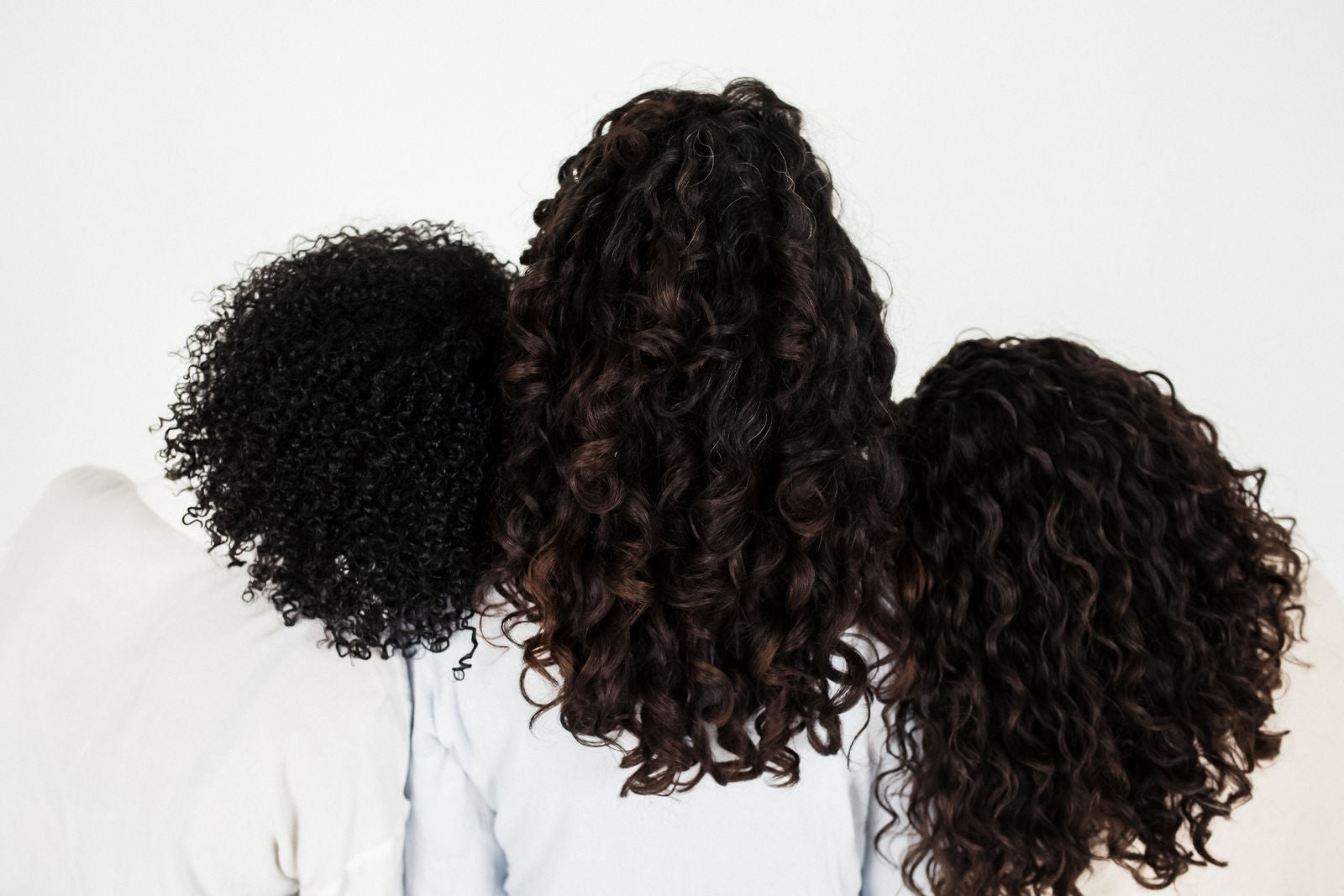 Picture showing different hair types