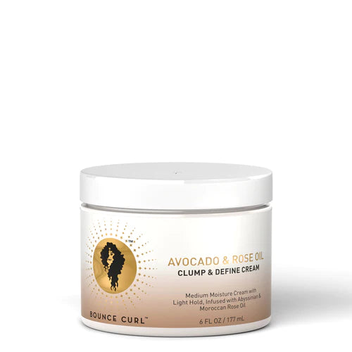 Bounce Curl Avocado &amp; Rose Oil Clump and Define Cream 177ml