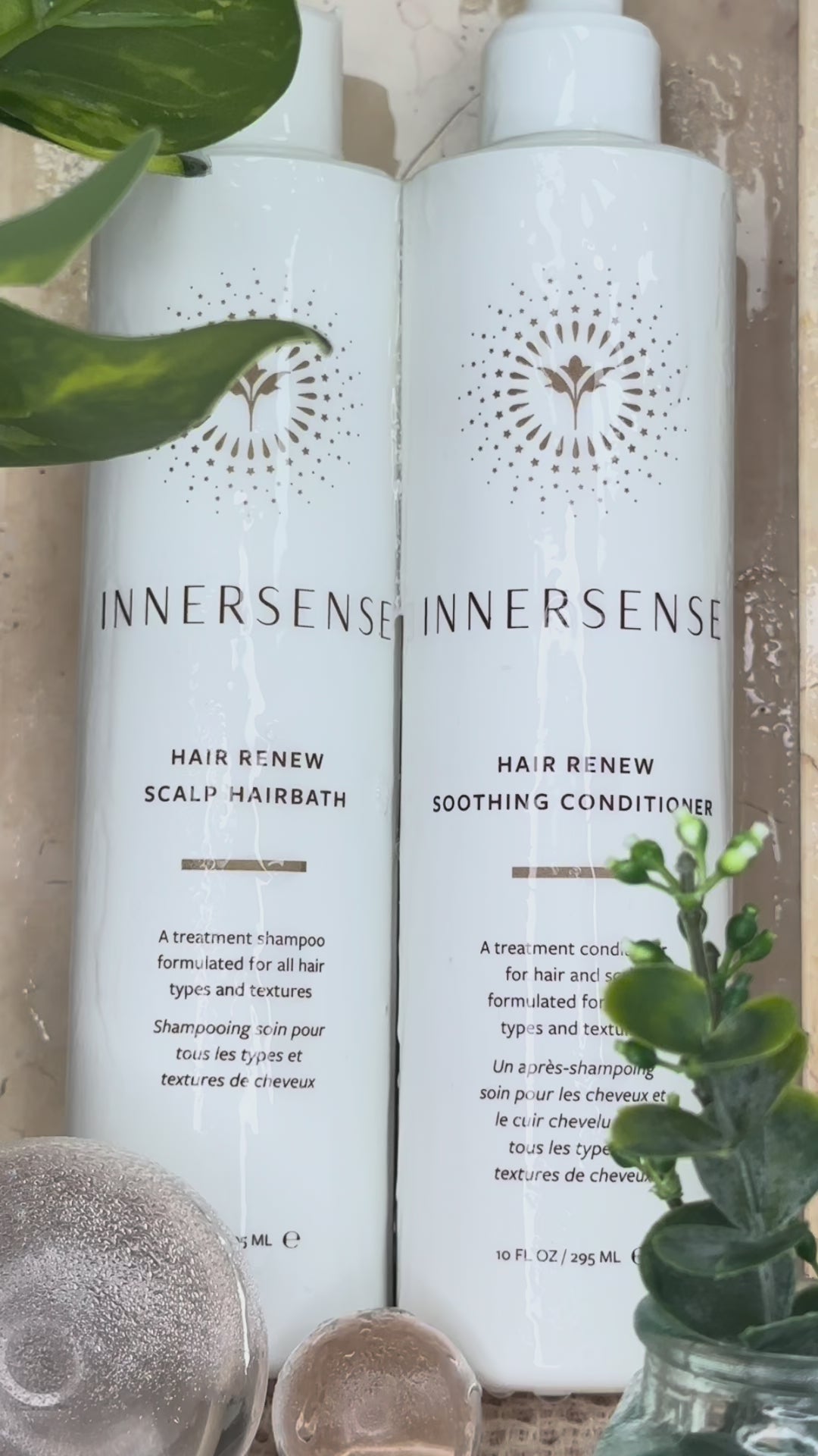 Load video: Innersense Hair Renew Scalp Hairbath 295ml