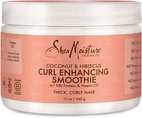 Shea Moisture Coconut & Hibiscus Curl TRIO: Curl & Shine Shampoo, Curl & Shine CONDITIONER, Curl Enhancing Smoothie