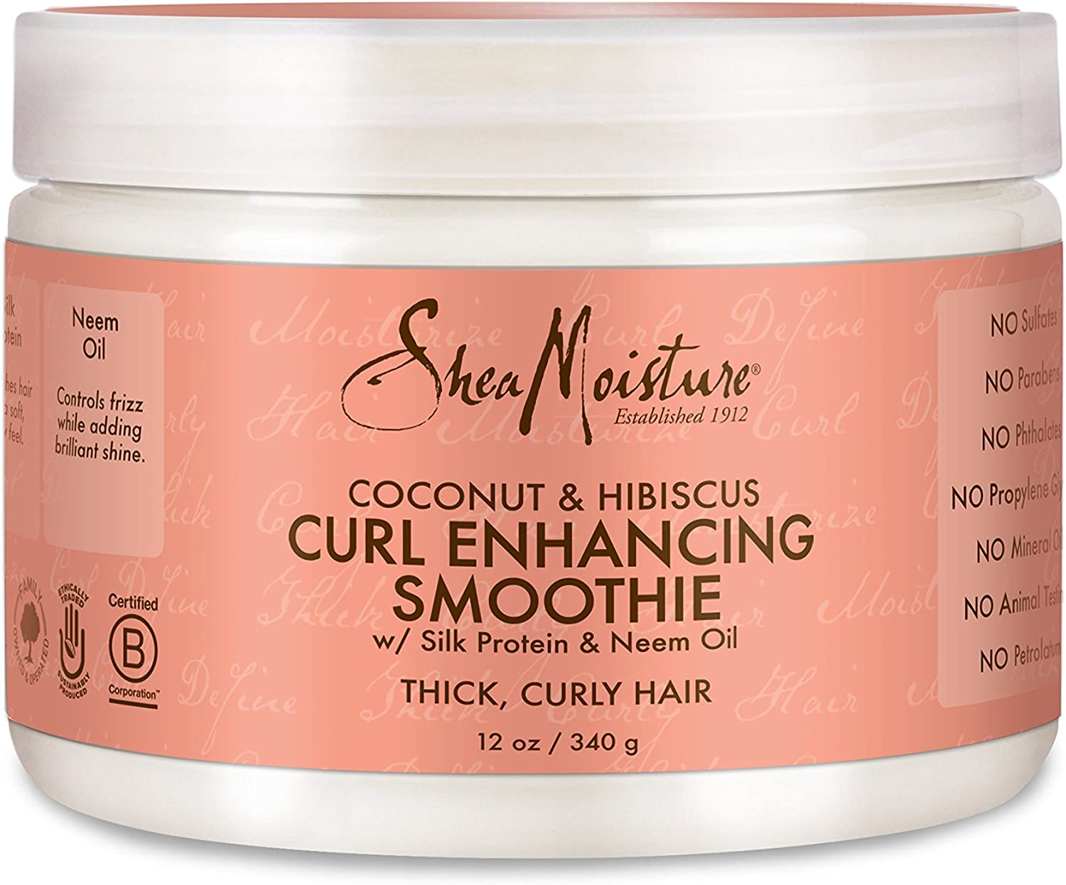 Shea Moisture Coconut & Hibiscus Curl Enhancing Smoothie 284g