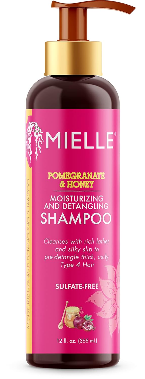 Mielle Organics Babassu & Mint Deep Conditioner with Pomegranate & Honey Shampoo