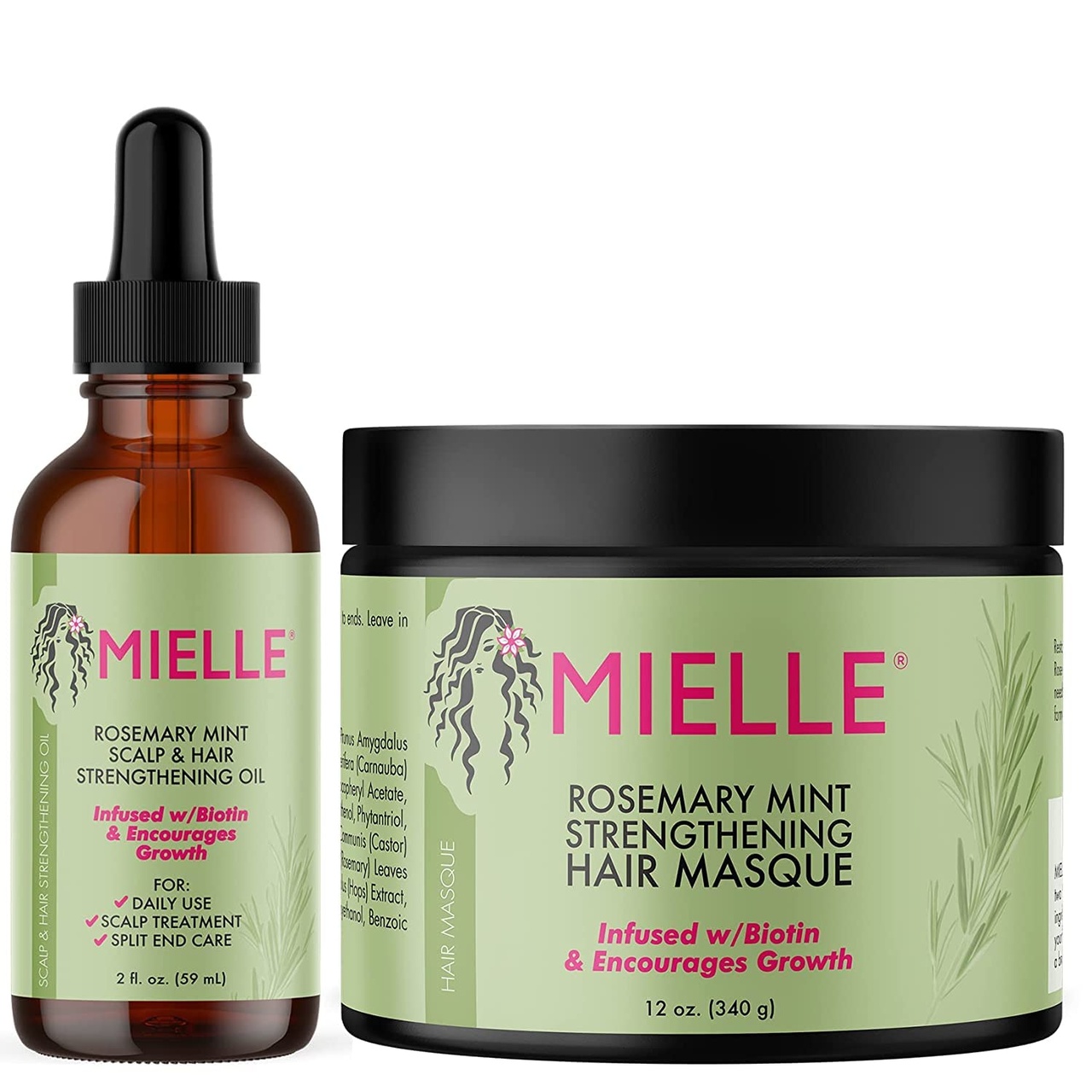 Mielle Rosemary &  Mint Oil and Mask Bundle