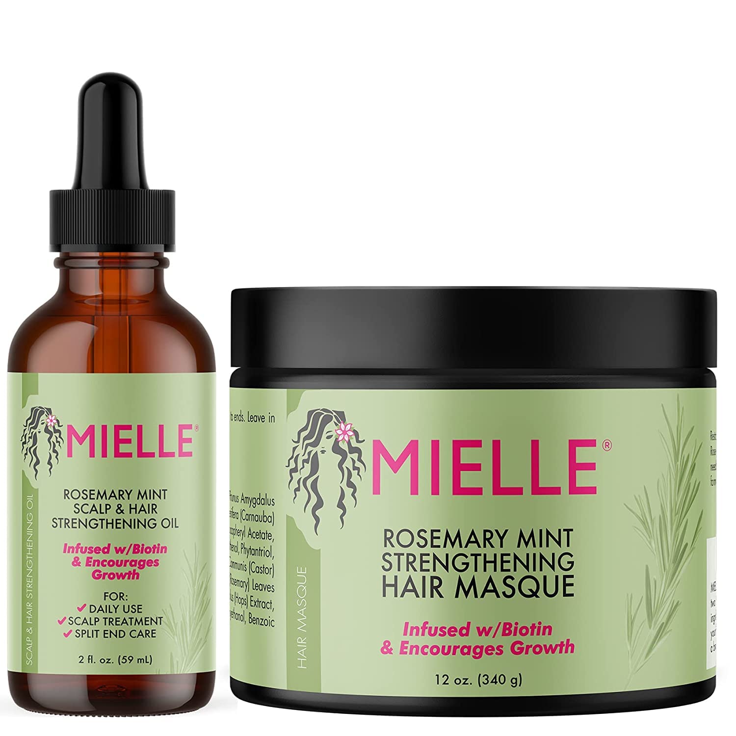 Mielle Rosemary &  Mint Oil and Mask Bundle