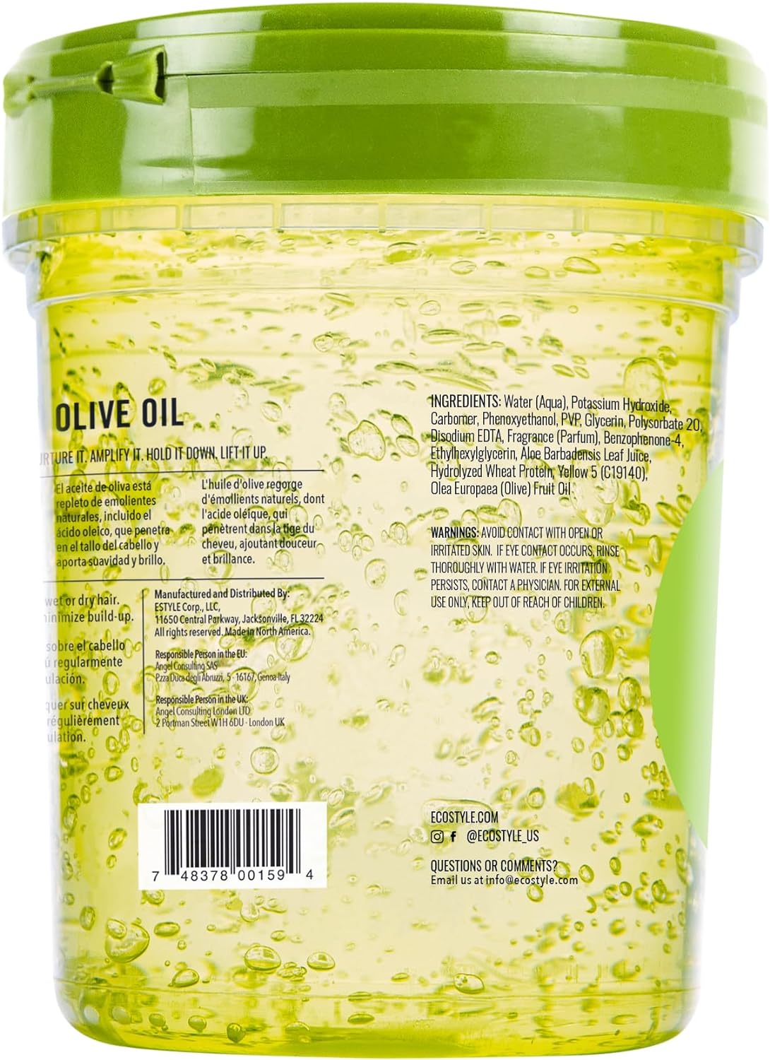 Eco Style Olive Oil Hårvax 946ml