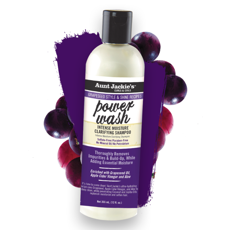 Aunt Jackie's Power Wash Instense Moisture Clarifying Shampoo 355ml