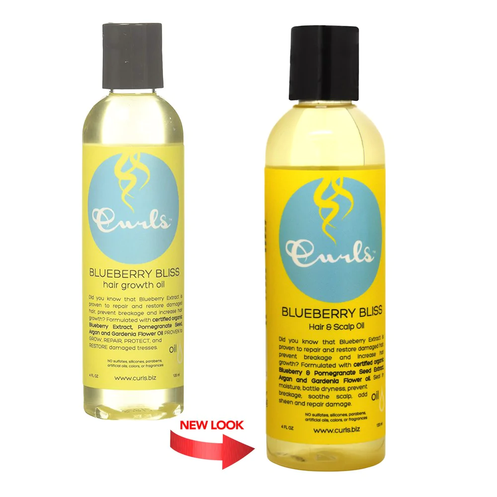 Curls Blueberry Bliss Hair and Scalp Oil 120ml