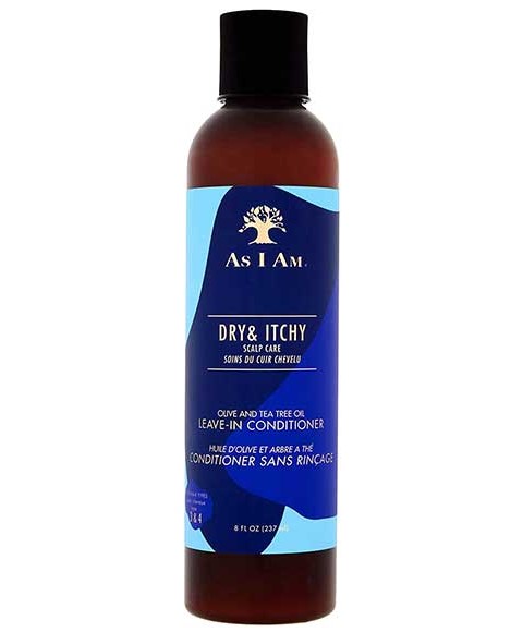 As I Am Dry & Itchy Scalp Care Olive & Tea Tree Oil LeaveIn Conditioner 237ml