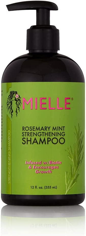 Mielle Rosemary Mint Scalp & Hair Strengthening  Shampoo & Oil Bundle