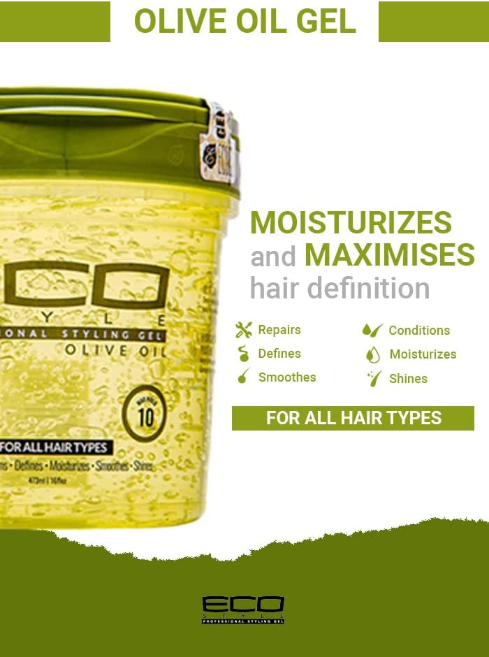 Eco Style Olive Oil Hårvax 473 ml